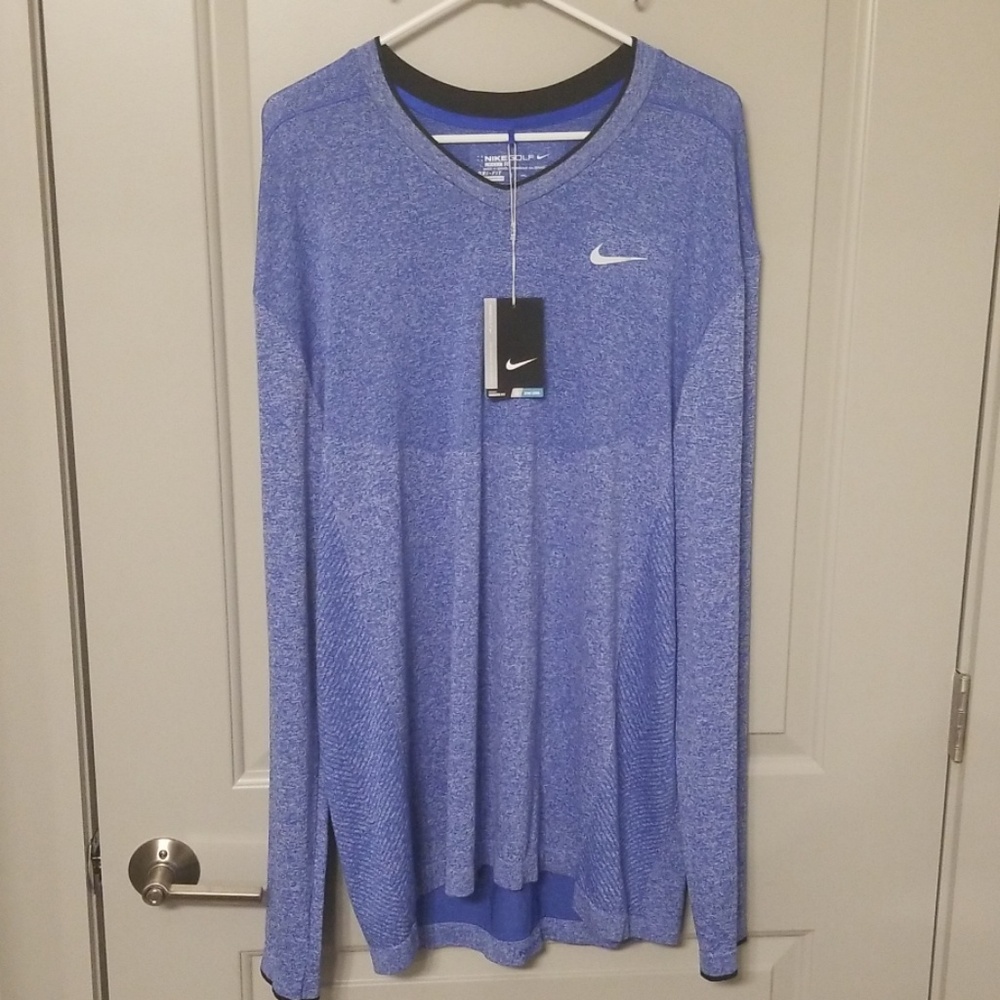 Nike Golf long sleeve Dri-Fit golf shirt